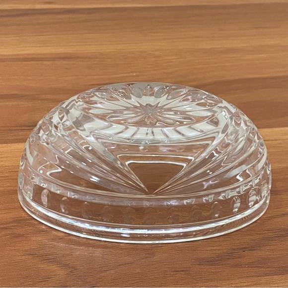 WATERFORD Crystal Cut To Clear Overture 5" Small Oval Bowl - Picture 6 of 12